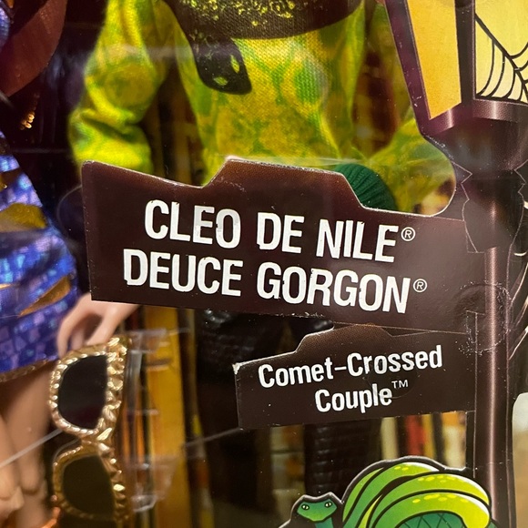 Monster High Cleo de Nile and Deuce Gorgon Boo York 2014 12” dolls NWT NRFB - Picture 4 of 10
